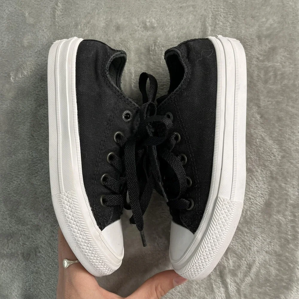 Converse Chuck Taylor All Star II Shoes Youth Size 13 Black Low Top Canvas